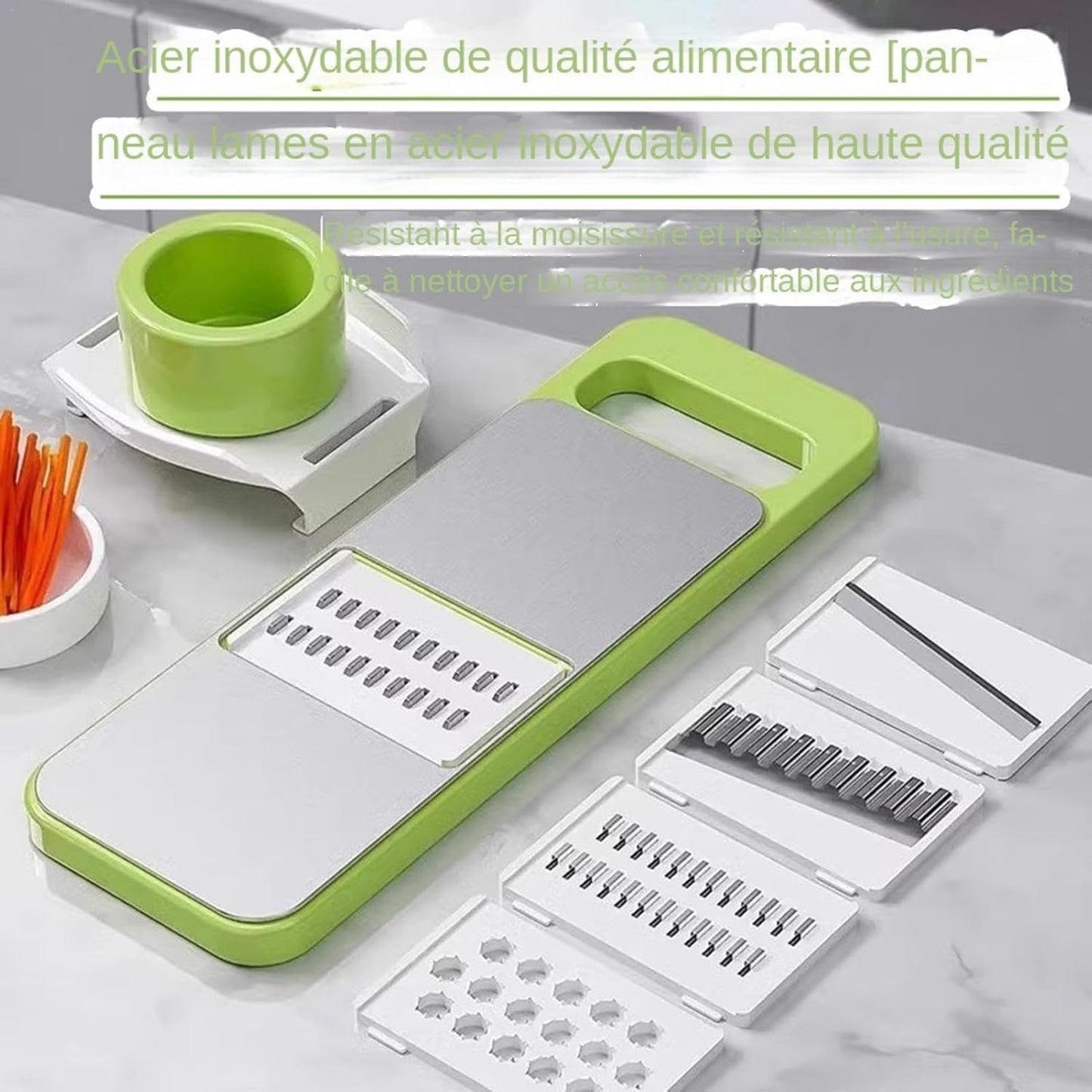 5in1 Vegetable Cutter Stainless Steel