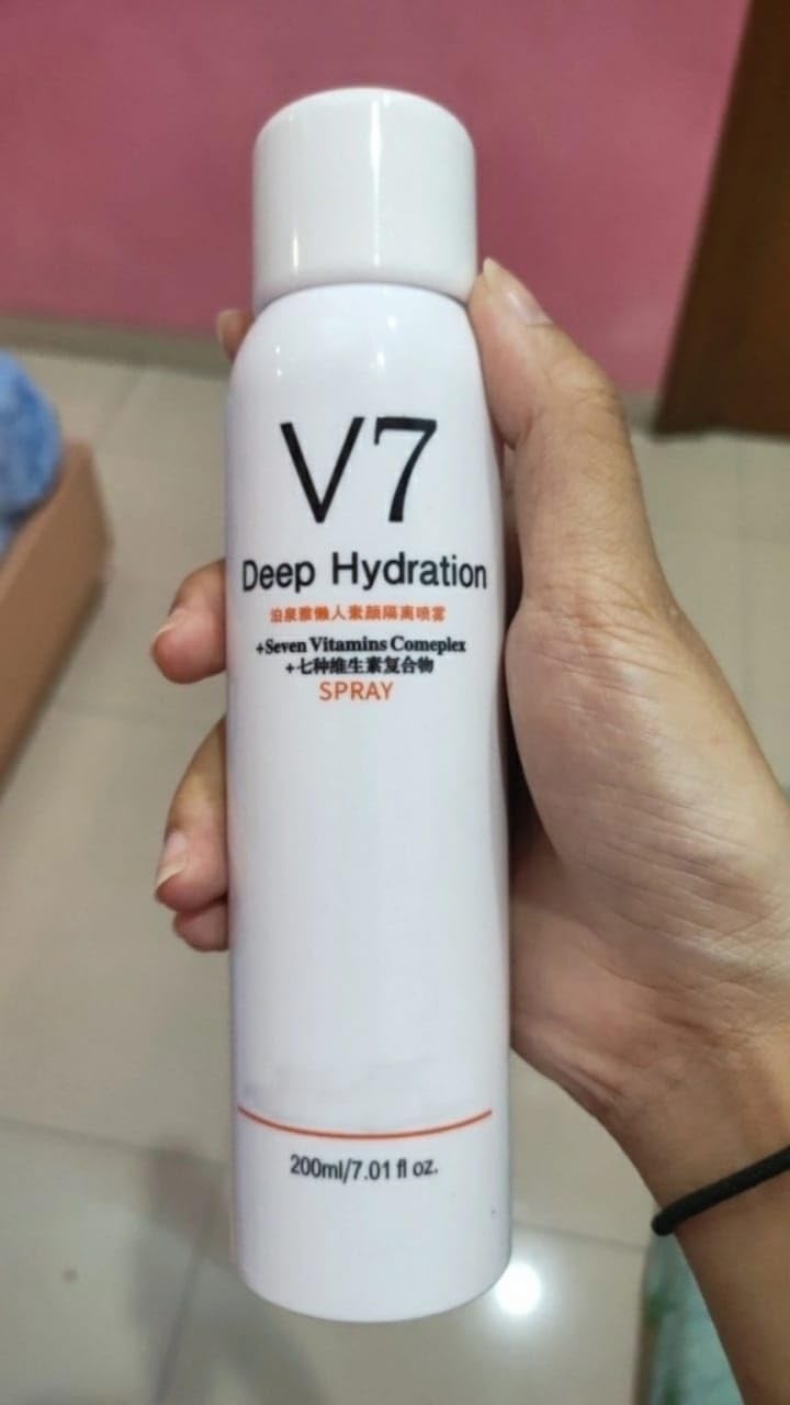 BIOAQUA V7 Vitamin Deep Hydration Brightening Spray with 7-Vitamin Complex for Radiant Skin Short