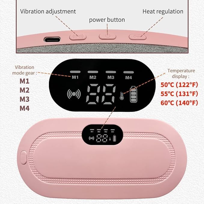 Digital Period Heating Pad & Vibrating Belt