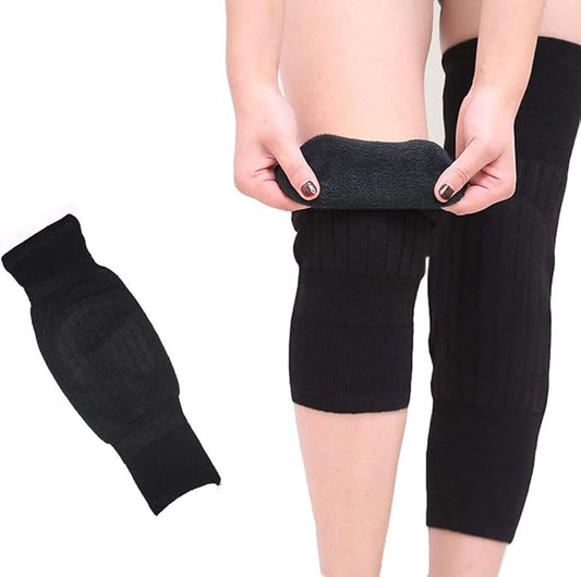 Unisex Wool Knee Warmers Pair