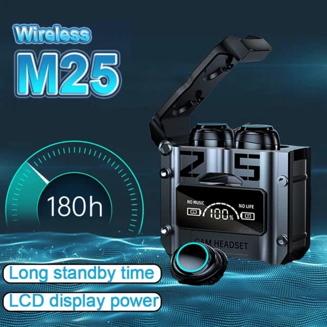 M25 EARBUDS LED Battery Display